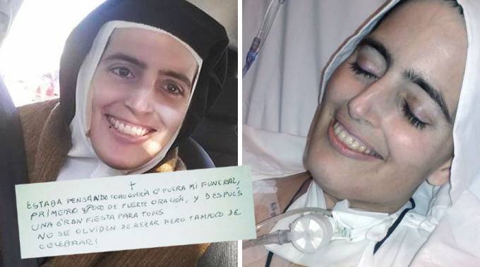 Photos of Dying Nun, Smiling and Serene Despite a 