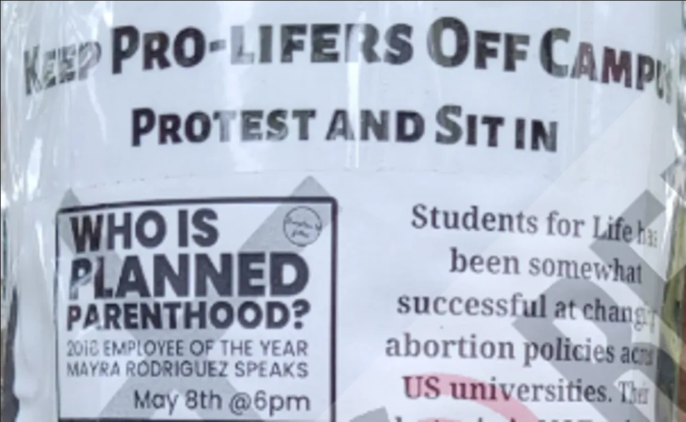 “Keep Pro-Lifers Off Campus:” Radical Abortion Activists Harass Pro-Life Students